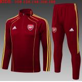 Chándal Arsenal 2025/26(Retro Red Half Zipper) - NIÑOS